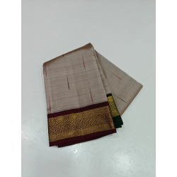 Pure kanchipuram silk sarees handwoven with 2 g pure jari raising tradditional korvai bridal saree -AZ00377612026-C